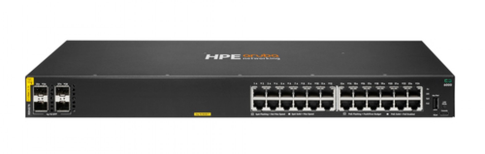 Switch HPE Aruba Networking Gestionado, L3, RJ-45 24, Gigabit Ethernet (10/100/1000), 1U