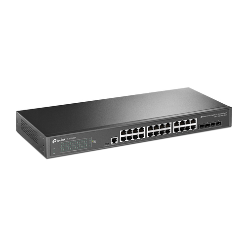 Miniatura 3 de Switch TP-Link JetStream TL-SG3428X Gestionado, L2+/L3, RJ-45 24, Gigabit Ethernet (10/100/1000), 1U, Negro