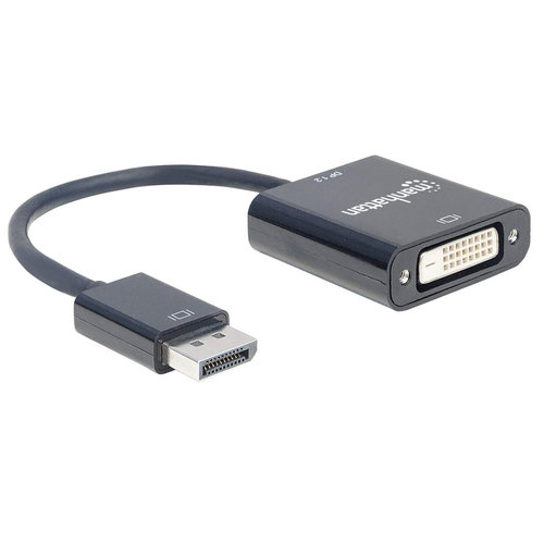 Miniatura 5 de Adaptador vídeo Manhattan Adaptador DisplayPort 1.2a a DVI-D DisplayPort a DVI-D, 0.23 m, Negro