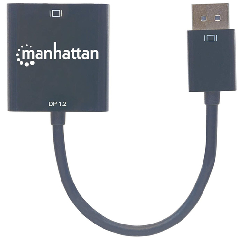 Miniatura 3 de Adaptador vídeo Manhattan Adaptador DisplayPort 1.2a a DVI-D DisplayPort a DVI-D, 0.23 m, Negro