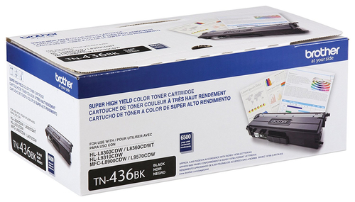 Miniatura 5 de Tóner Brother TN-436BK Original, Negro, Extra (Súper) alto rendimiento