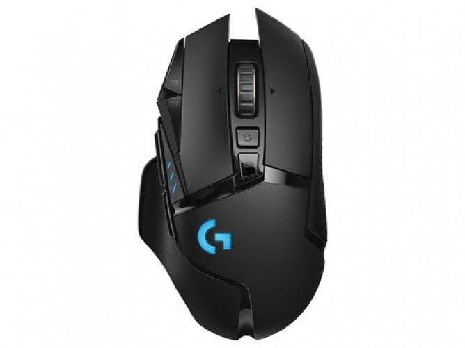 Mouse Logitech G G502 LIGHTSPEED Óptico, 11 Botones, 16000 DPI, RF inalámbrico, Negro