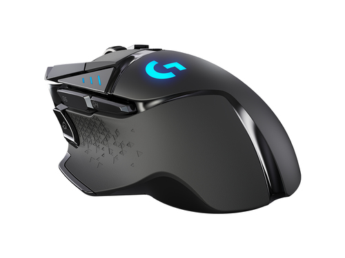 Miniatura 2 de Mouse Logitech G G502 LIGHTSPEED Óptico, 11 Botones, 16000 DPI, RF inalámbrico, Negro