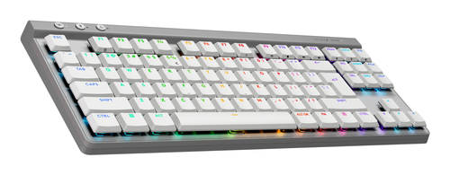 Miniatura 5 de Teclado Logitech G G515 LIGHTSPEED TKL Inglés, Inalámbrico, RF inalámbrico + bluetooth, Interruptor mecánico, LED RGB, Blanco