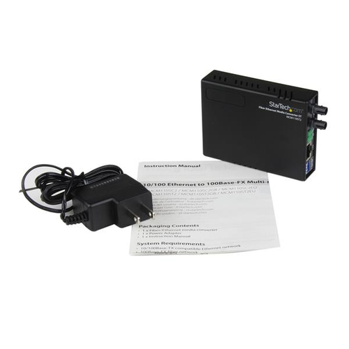 Miniatura 2 de Conversor de medios StarTech.com 100 Mbit/s, ST, 2000 m