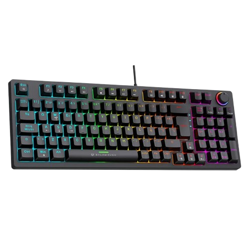 Miniatura 3 de Teclado Gamer Mecanico Balam Rush Dominate X Pro GK777, RGB, Switch Rojo, USB, Negro