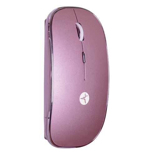 Miniatura 3 de Mouse TechZone TZACMOI27 Óptico, 4 Botones, 1600 DPI, RF inalámbrico, 10 m, Rosa