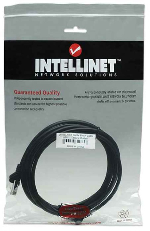 Miniatura 4 de Patchcord Intellinet Cable Patch Cat5e, UTP Cat5e, 5 m, U/UTP (UTP), Negro