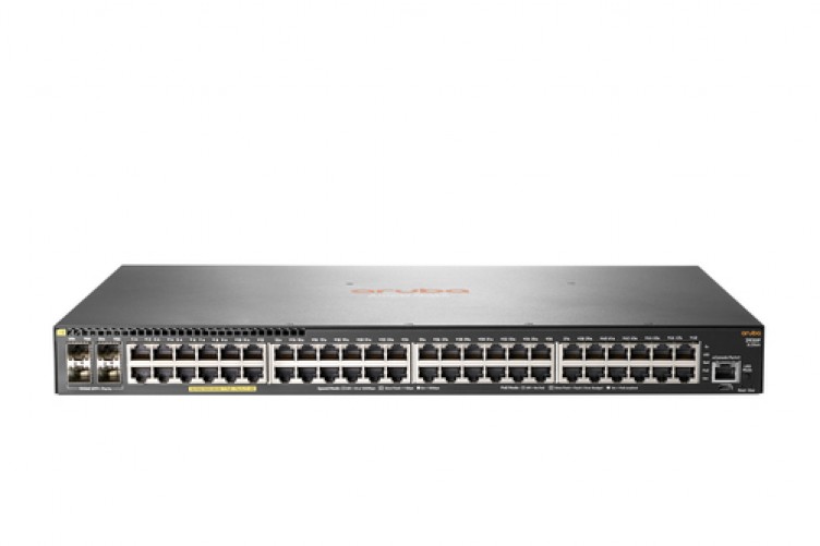 Switch HPE Aruba Networking Aruba Networking 2930F 48G PoE+ 4SFP+ Switch Gestionado, L3, RJ-45 48, Gigabit Ethernet (10/100/1000), 1U