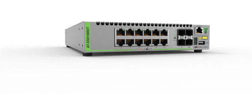 Switch Allied Telesis AT-XS916MXT-10 Gestionado, L3, RJ-45 12, 10G Ethernet (100/1000/10000), Gris