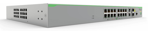 Switch Allied Telesis AT-FS980M/18PS-10 Gestionado, L3, RJ-45 16, Fast Ethernet (10/100), (PoE +) 16, Gris