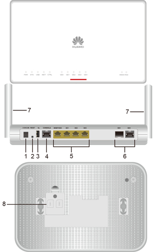 Miniatura 2 de Ruteador Inalámbrico Huawei AR611-LTE4EA Wi-Fi 5 (802.11ac), 4 RJ-45, 300 Mbit/s, Blanco
