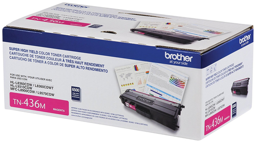 Miniatura 4 de Tóner Brother TN-436M Original, Magenta, Extra (Súper) alto rendimiento