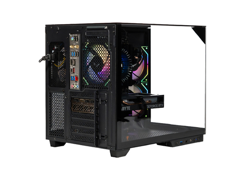 Miniatura 2 de Gabinete Naceb Technology NA-0638 Midi Tower, PSU No, Vent. 2x 120 mm, Vent. 1x 120 mm, Negro
