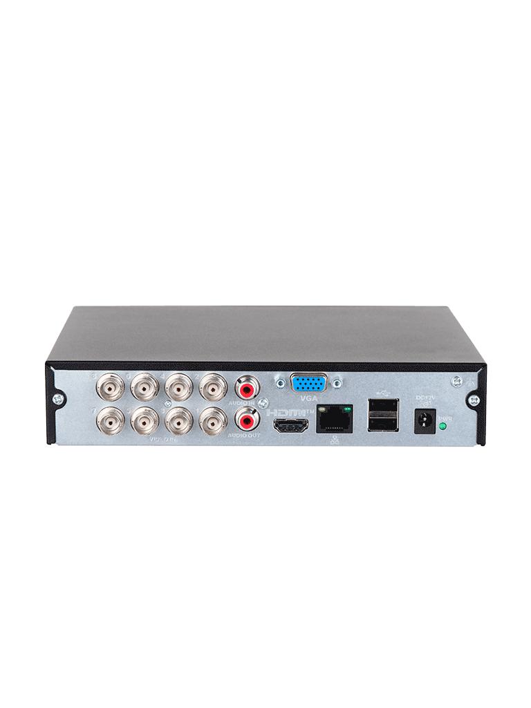 DVR Penta-brid WizSense 8 canales 5M-N/1080p, 1U 1HDD, H.265+, SMD Plus, hasta 12 canales IP de 6MP.