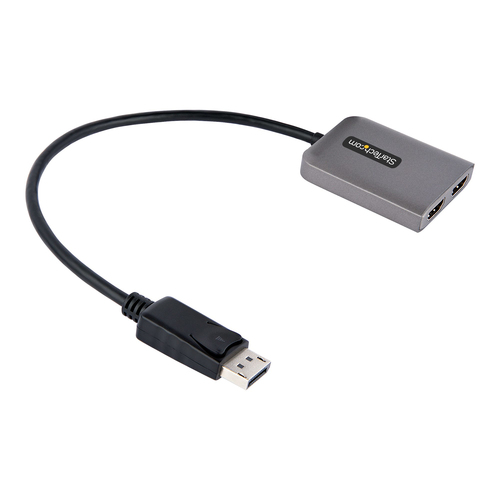Miniatura 5 de Adaptador vídeo StarTech.com DisplayPort a 2 x HDMI, 0.3 m, Negro, Gris