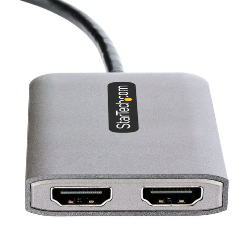 Miniatura 4 de Adaptador vídeo StarTech.com DisplayPort a 2 x HDMI, 0.3 m, Negro, Gris