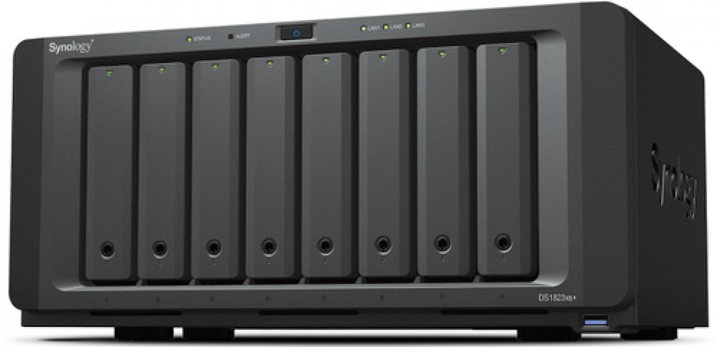 NAS Synology DiskStation DS1823XS+ V1780B, 3.35 GHz, 0 TB, bahías 8