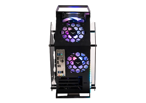 Miniatura 4 de Gabinete Naceb Technology NA-0641 Midi Tower, PSU No, Vent. 2x 120 mm, Vent. 1x 120 mm, Negro