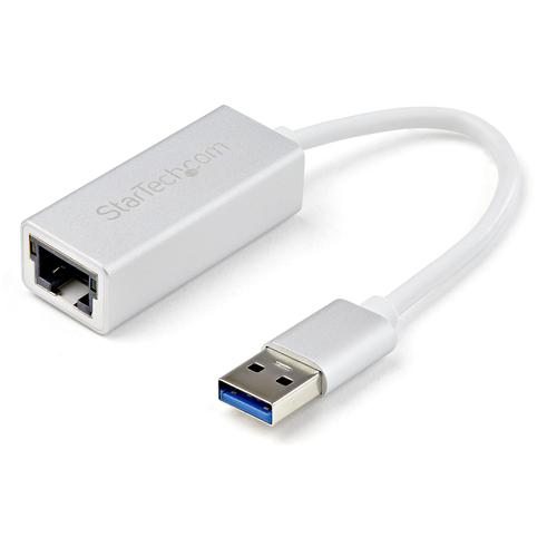 Tarjetas de red StarTech.com USB, RJ-45 1, 2000 Mbit/s, Alámbrico, Plata