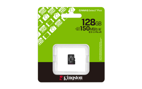 Miniatura 4 de Memoria Kingston Technology Canvas Select Plus Gen3 128 GB, Velocidad 150 MB/s, Clase 10
