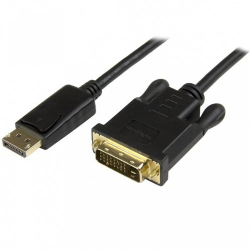 Adaptador vídeo StarTech.com DisplayPort a DVI-D, 0.914 m, Negro