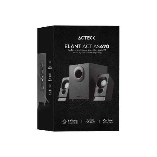 Miniatura 2 de Bocinas Acteck AS470 2.1, 3.5 mm, Alámbrico, Hogar, Negro