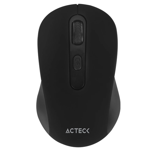 Mouse Acteck JOY MI215 Óptico, 3 Botones, 1600 DPI, RF inalámbrico, Negro