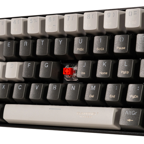 Miniatura 2 de Teclado Naceb Technology NA-0968 Alámbrico, USB, Interruptor mecánico, LED RGB, Negro, Gris