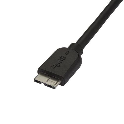 Miniatura 5 de Cable USB StarTech.com USB3AUB2MS USB A a Micro-USB B, 5000 Mbit/s, Negro