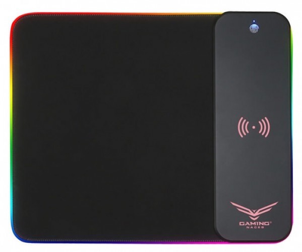 Mousepad Naceb Technology NA-0926 LED Si, 310 mm, 400 mm, Negro