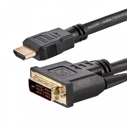 Adaptador vídeo StarTech.com HDMI a DVI-D, 1.8 m, Negro