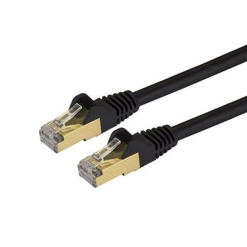 Patchcord StarTech.com Cat6a, 1.5 m, Negro