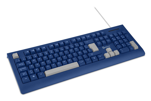 Miniatura 3 de Teclado Getttech GGK-ESMWR-02-BL Alámbrico, USB, Azul