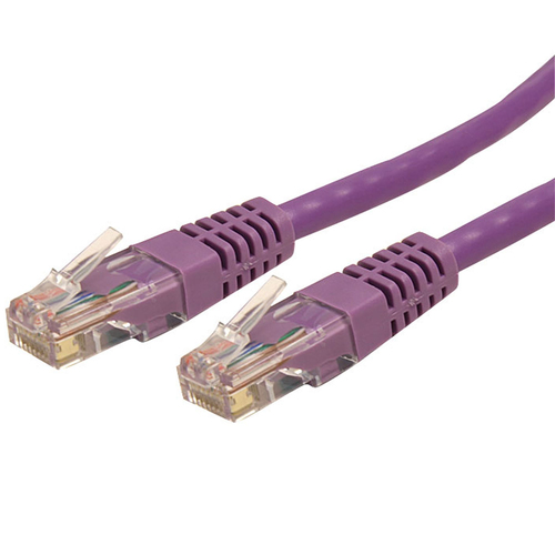 Patchcord StarTech.com Cat6, 3 m, U/UTP (UTP), Púrpura