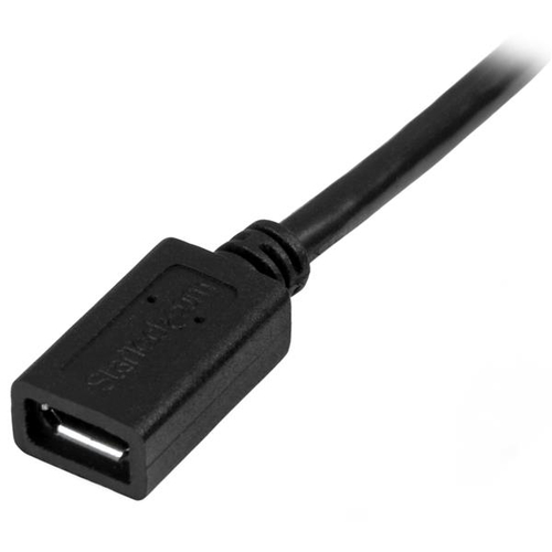 Miniatura 5 de EXTENSOR StarTech.com 0.5 m, Micro-USB B a Micro-USB B, 480 Mbit/s, Negro