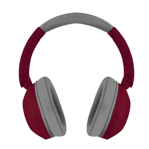 Miniatura 2 de Audífonos Perfect Choice PC-117162 Diadema, Inalámbrico y alámbrico, 3.5 mm, USB, Bluetooth, Gris, Rojo