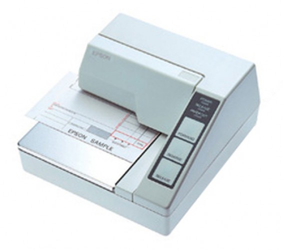 Impresora de recibo Epson TM-U295P Parallel White Alámbrico, Blanco
