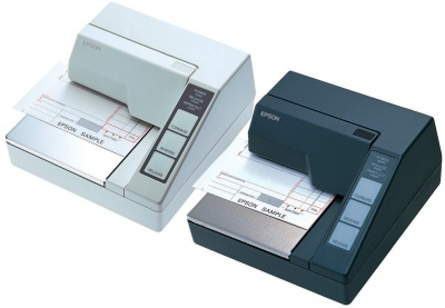 Miniatura 2 de Impresora de recibo Epson TM-U295P Parallel White Alámbrico, Blanco