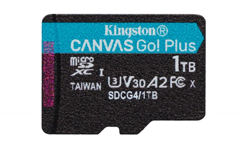 Memoria Kingston Technology Canvas Go! Plus 1 TB, Velocidad 200 MB/s, Clase 10