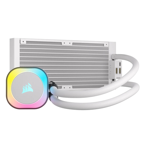 Miniatura 5 de Disipador Corsair H100I 12 cm, 2400 RPM, Blanco