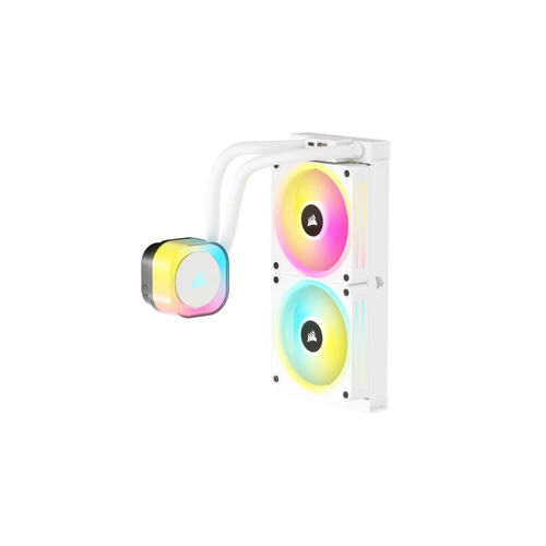 Miniatura 3 de Disipador Corsair H100I 12 cm, 2400 RPM, Blanco