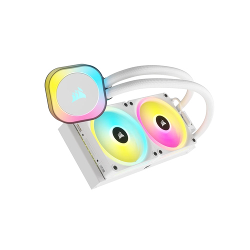 Miniatura 2 de Disipador Corsair H100I 12 cm, 2400 RPM, Blanco