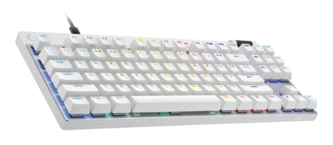 Miniatura 5 de Teclado Logitech G PRO X TKL Rapid Inglés, Alámbrico, USB, Magnetic-mechanical key switch, LED RGB, Blanco