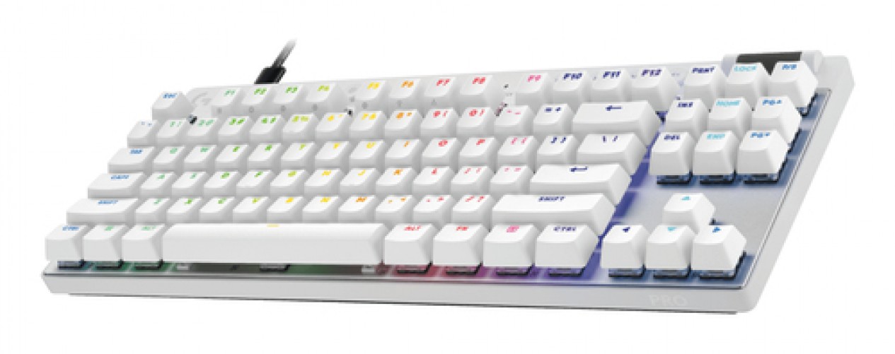 Miniatura 4 de Teclado Logitech G PRO X TKL Rapid Inglés, Alámbrico, USB, Magnetic-mechanical key switch, LED RGB, Blanco
