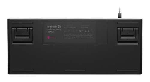 Miniatura 3 de Teclado Logitech G PRO X TKL Rapid Inglés, Alámbrico, USB, Magnetic-mechanical key switch, LED RGB, Blanco