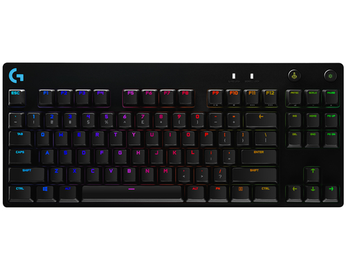 Teclado Logitech G 920-009388 Inglés, Alámbrico, USB, Interruptor mecánico, LED RGB, Negro
