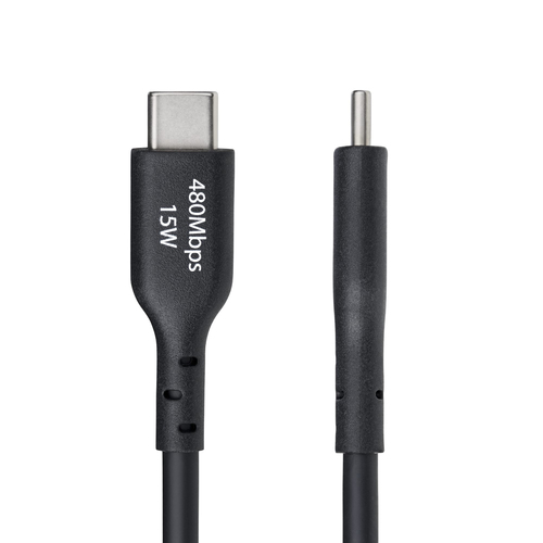 Miniatura 4 de Cable USB StarTech.com USB2AC3MNC USB A a USB C, Negro