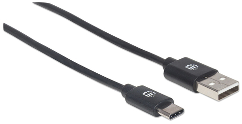 Miniatura 5 de Cable USB Manhattan 354936 USB C a USB A, 480 Mbit/s, Negro
