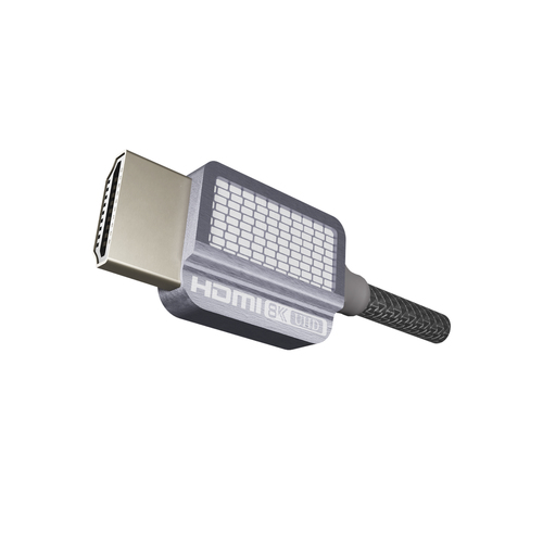 Cable Hdmi Epcom HDMI2.1-2M 2 m, 48 Gbit/s, 480i, 480p, 720p, 1080p, 1600i, 1600p, Gris